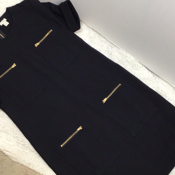 J. Crew black zipper pocket shift dress 6 - Picture 10 of 12